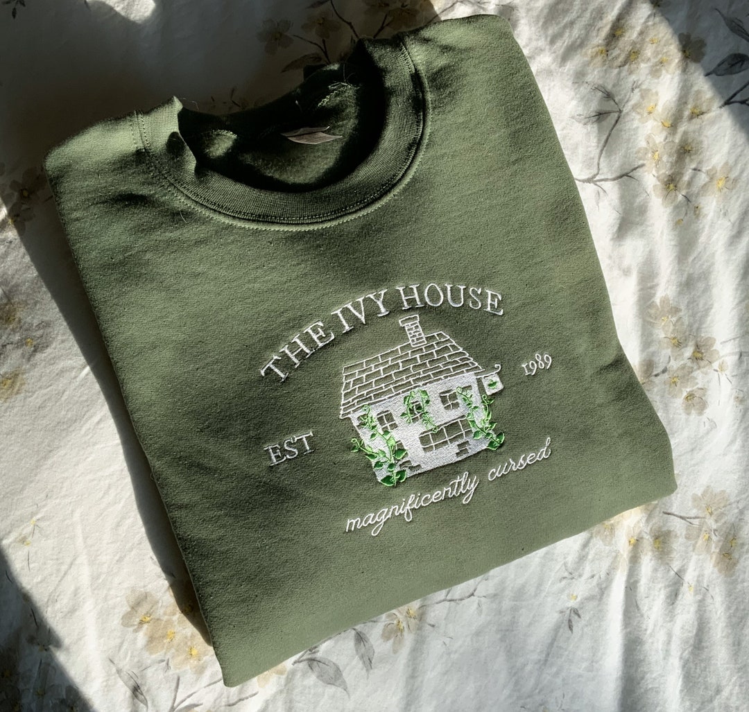 The Ivy House | Embroidered Sweatshirt | Taylor Swift, Cottagecore, Merch, Ivy, Swiftie, Evermore, Cottage