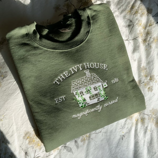 The Ivy House | Embroidered Sweatshirt | Cottagecore, Merch, Ivy, Swiftie, Evermore, Cottage