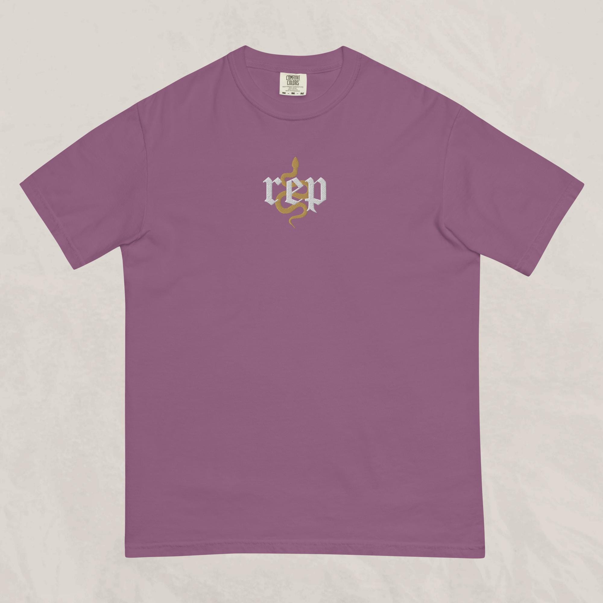 Rep | Embroidered T-shirt | Edgy Snake Design, Gifts for Him/her ...