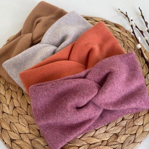Turban-Stirnband Fleece BIO, viele verschiedene Farben organic, vegan, fair, Baumwolle, zero plastic Bild 7