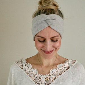 Turban-Stirnband Fleece BIO, viele verschiedene Farben organic, vegan, fair, Baumwolle, zero plastic Bild 5