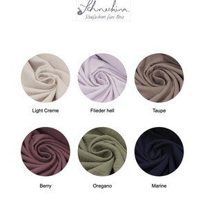 Musselin Scrunchie Organic in vielen Farben biologisch, fair, Zero waste immagine 5