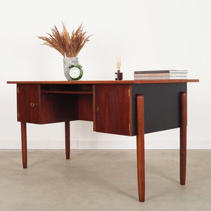 Teak desk, Danish design, 1960s, production: Denmark
