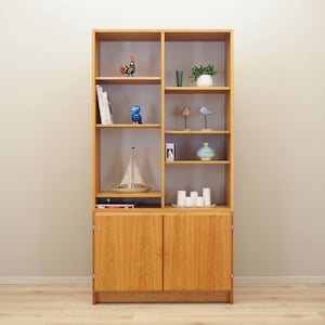 Bücherregal aus Esche, dänisches Design, 1970er Jahre, Produktion: Dänemark