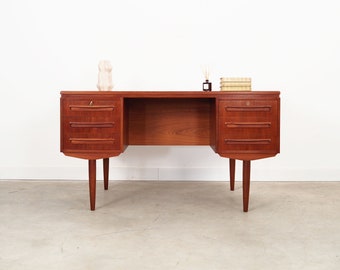 Teak desk, Danish design, 1970s, manufactured by A.P. Møbler Svenstrup