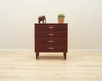 Teak chest of drawers, Danish design, 1970s, production: Denmark