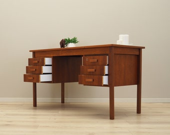 Teak desk, Danish design, 1970s, production: Denmark