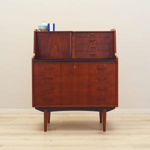 Sekretär aus Teakholz, dänisches Design, 70er Jahre, Produktion: Dänemark
