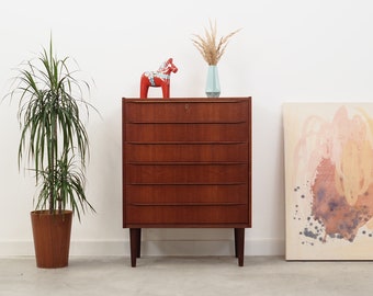 Teak chest of drawers, Danish design, 60's, production: Denmark