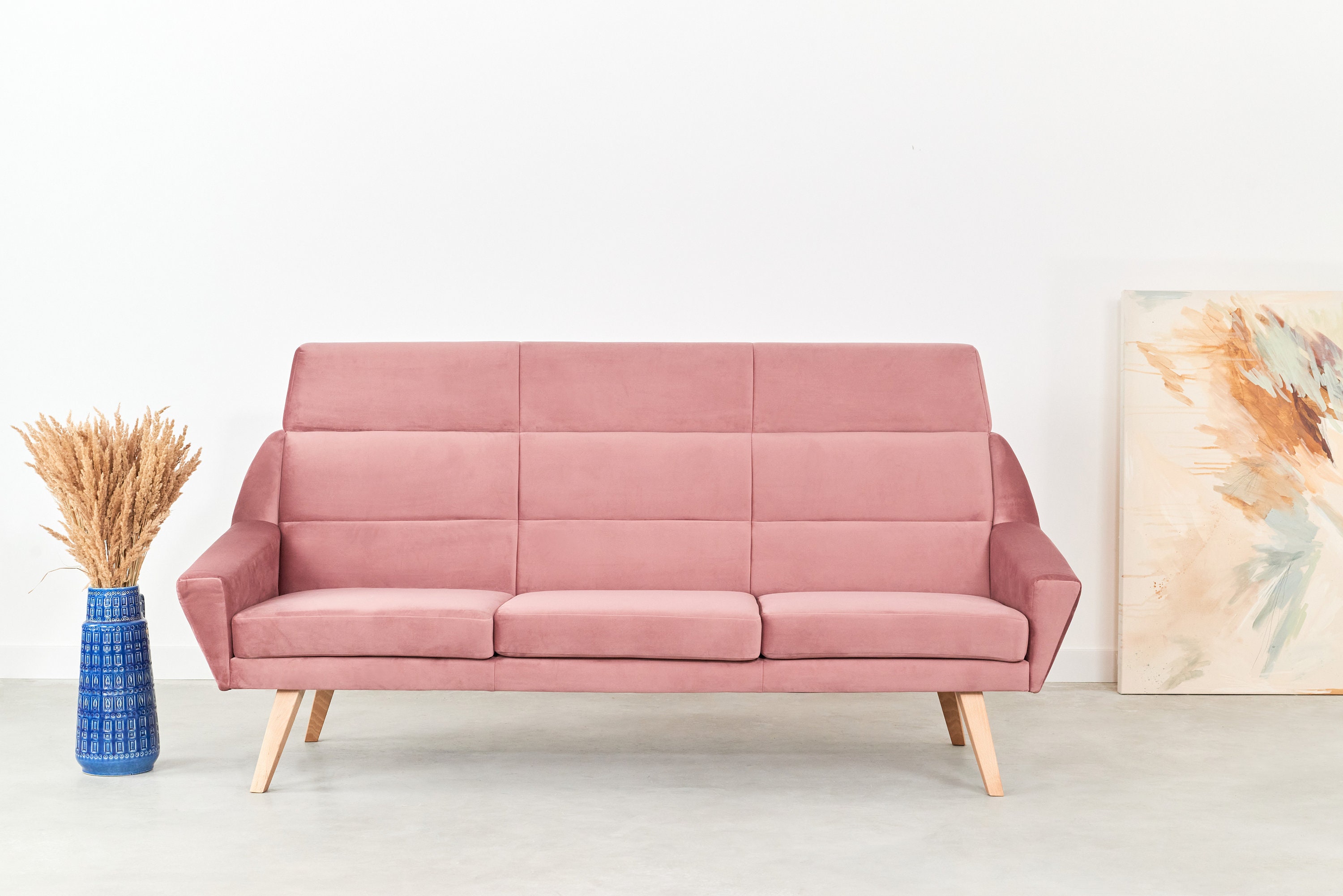 Canapé Mandal Rose, Design Scandinave