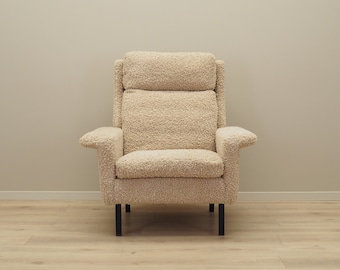 Beige Sessel, dänisches Design, 1960er Jahre, Designer: Arne Vodder, Hersteller Fritz Hansen