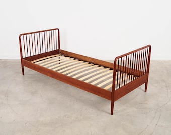 Teakhouten bed, Deens design, jaren 70, gemaakt in Denemarken