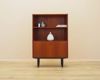 Teakhouten boekenkast, Deens design, jaren 70, made in Denmark