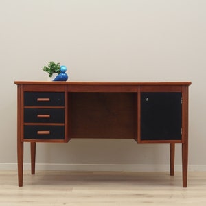 Teak desk, Danish design, 1970s, made in Denmark