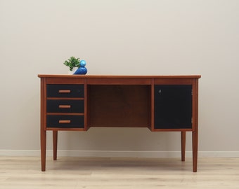 Teak desk, Danish design, 1970s, made in Denmark