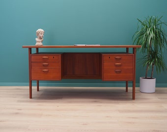 Teak desk, Danish design, 1970s, designer: Kai Kristiansen