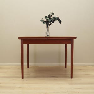 Teak table, Danish design, 1970s, production: Denmark