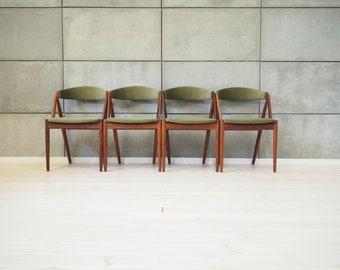 Set of four rosewood chairs, Danish design, 70s, made by Kai Kristiansen