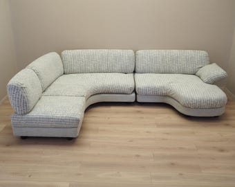 Modular corner sofa, Italian design, 1970s, production: Italy