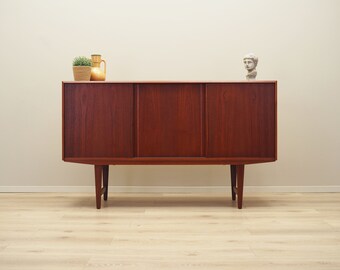 Highboard, Teakholz, dänisches Design, 60er Jahre, Designer: E.W. Bach