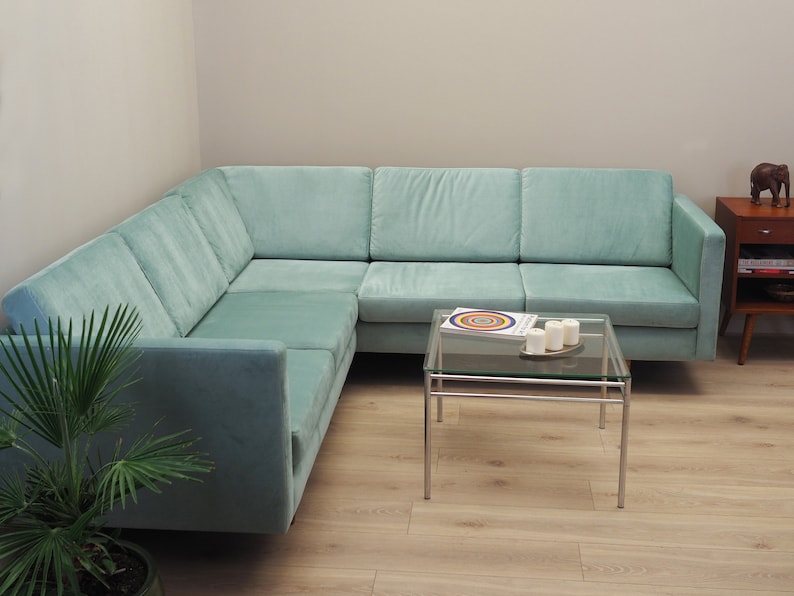 Mint corner sofa, Danish design, 1990s, production: Denmark zdjęcie 1