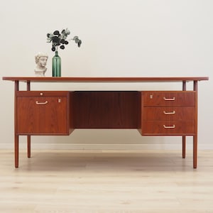 Teak desk, Danish design, 1970s, production: Denmark