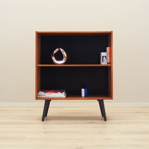 Teakhouten boekenkast, Deens design, jaren 70, productie: Denemarken