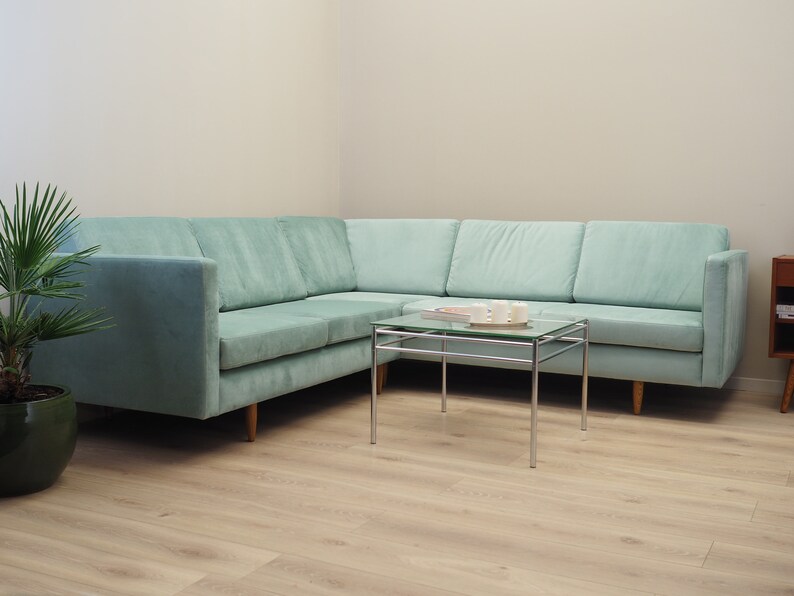 Mint corner sofa, Danish design, 1990s, production: Denmark zdjęcie 2