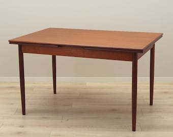 Teak table, Danish design, 1970s, production: Denmark