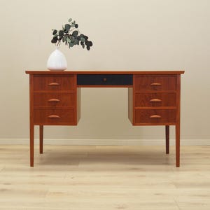 Teak desk, Danish design, 1970s, production: Denmark