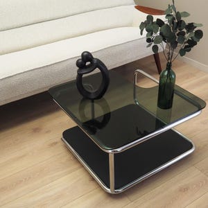Servierwagen Couchtisch, italienisches Design, 80er Jahre, Produktion: Italien