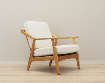 Oak armchair, Danish design, 1960s, designer: H. Brockmann Petersen, production Randers Møbelfabrik