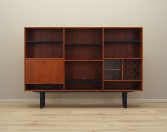 Teak bookcase, Danish design, 1970s, production: Denmark