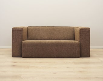 Brown sofa, Danish design, 1980s, production: Denmark