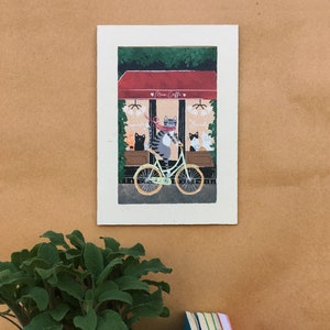 Cats postcard , illustration , picture