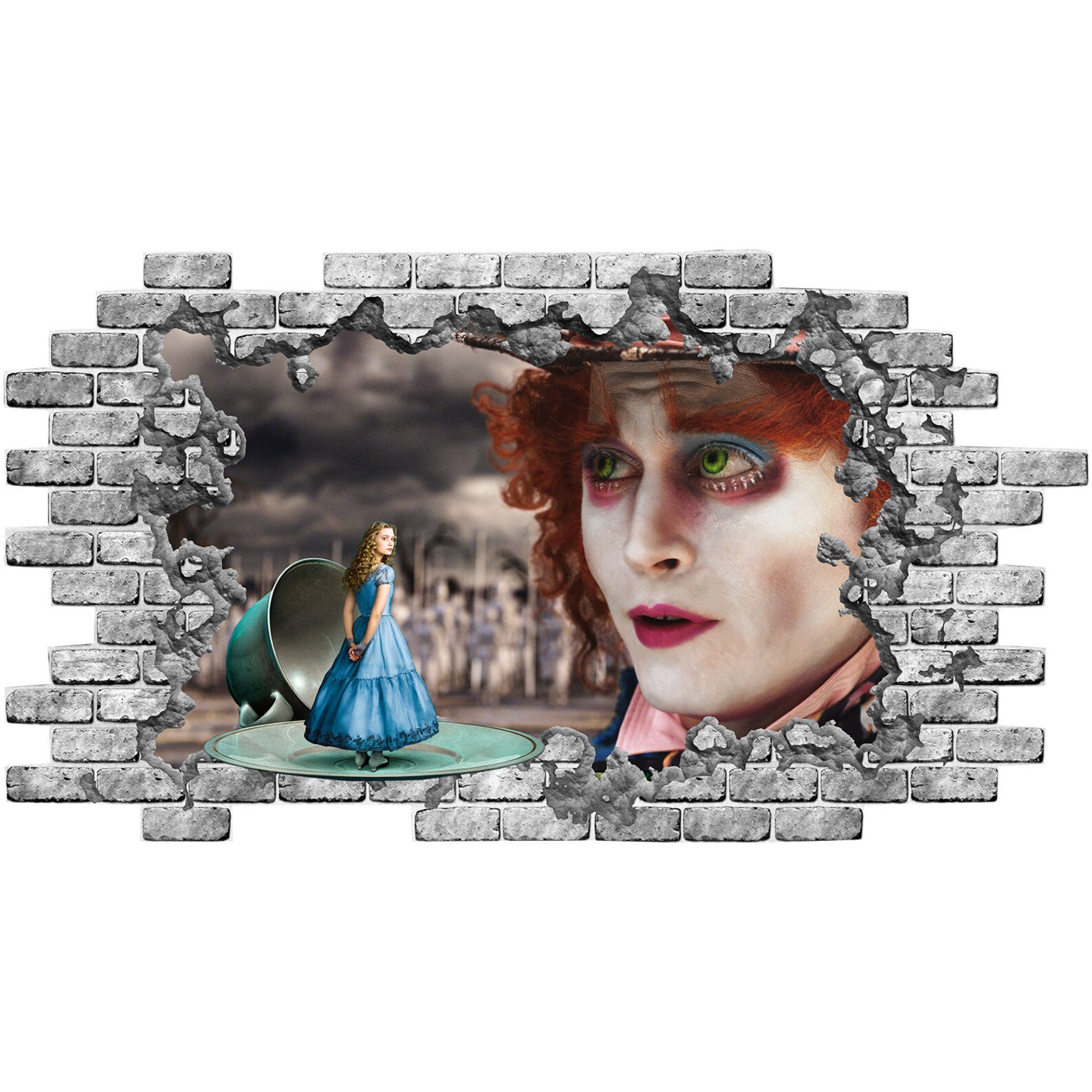 Alice in Wonderland Wall Decals for Girl Nursery Alice - Etsy