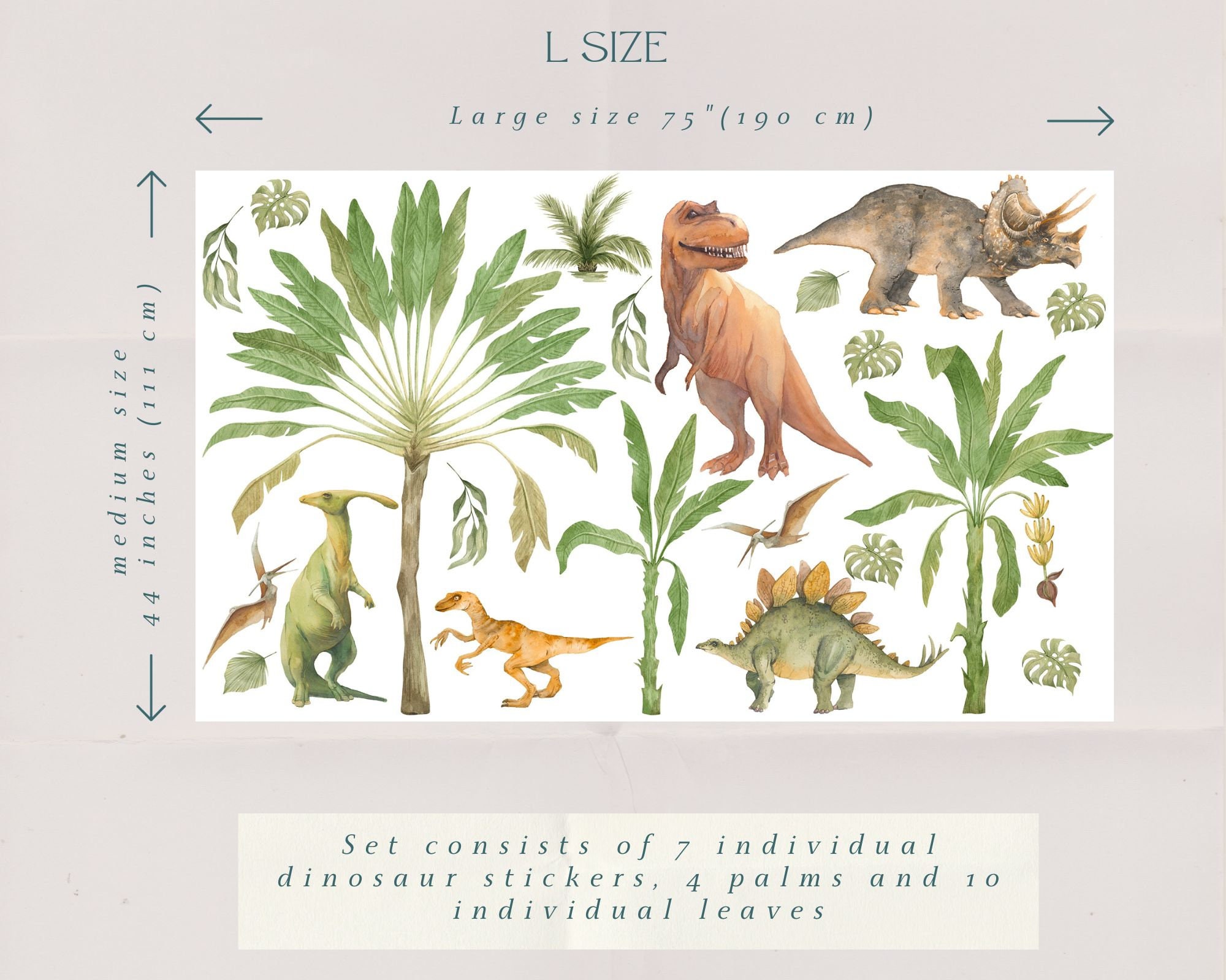 Adesivi Murali Animali Della Giungla - Giraffa, Elefante, Leone, Zebra, Per Camerette Bambini - Foto 2