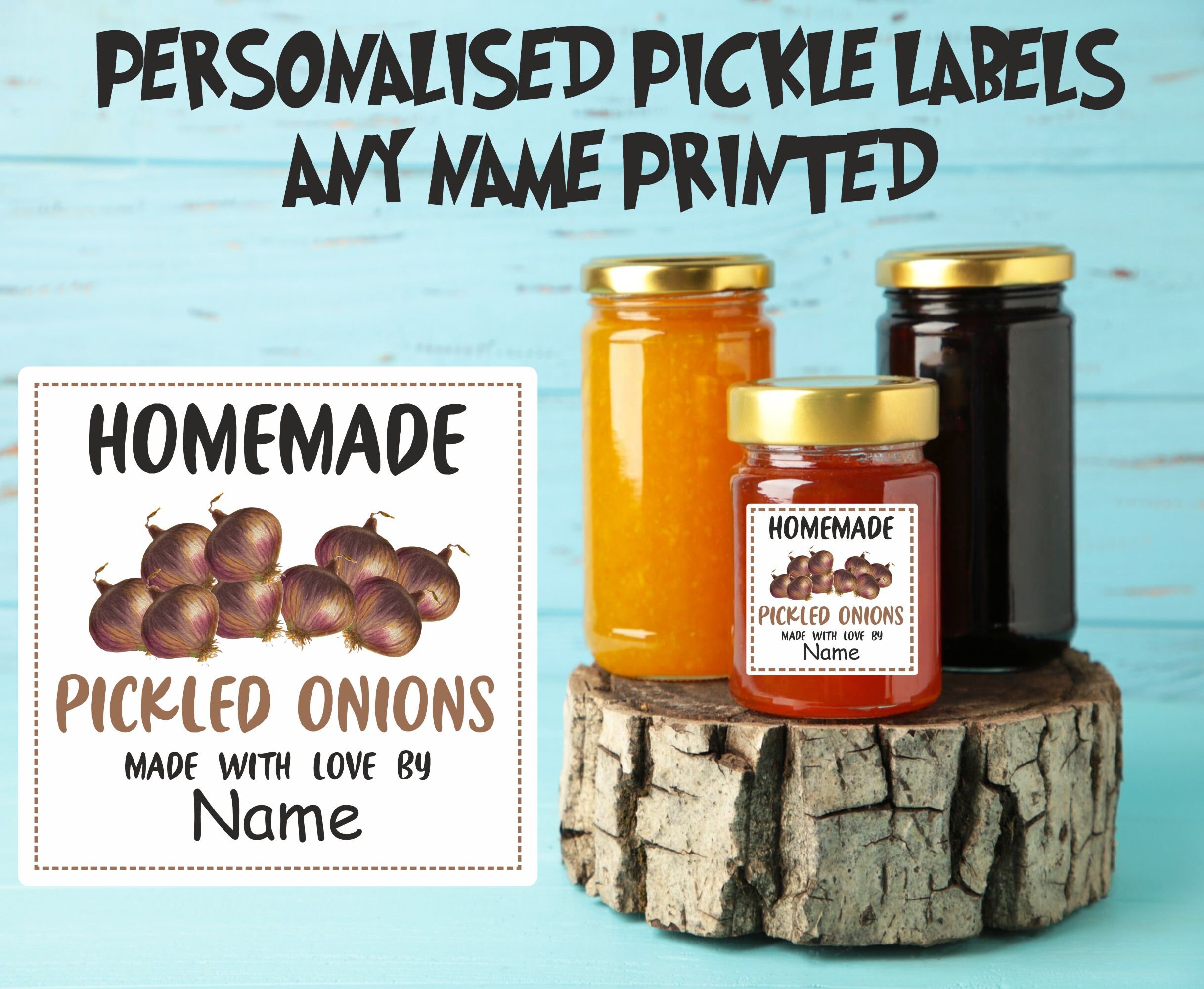 Classic Gingham Canning Jar Labels, Round Mason Jar Stickers In Red