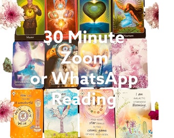 30 Minute Live Video Reading, Zoom Tarot Reading, Mediumship Reading, 30 Minute Tarot Reading, Question Tarot Reading, Live Reading, Oracle