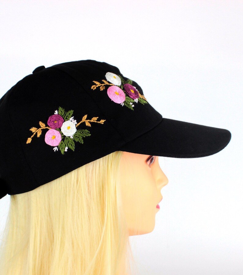embroidered hats etsy