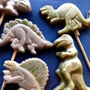 Dinosaur Lollipops set of 12 by I Want Candy!