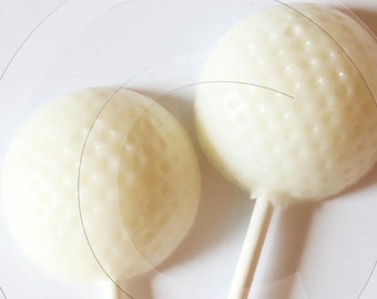 Tee Time Golf Ball Lollipops 6-piece set by I Want Candy!