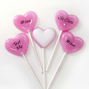 Secret Admirer Lollipops set of 6 by I Want Candy