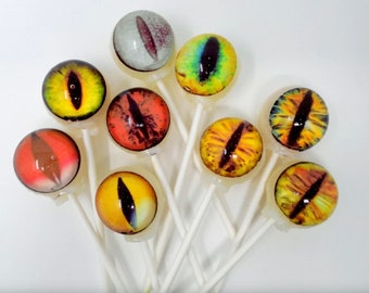 Creature Eyes Lollipops 6-piece set by I Want Candy!