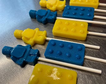 Brick & Fig Lollipops 12-piece set by I Want Candy