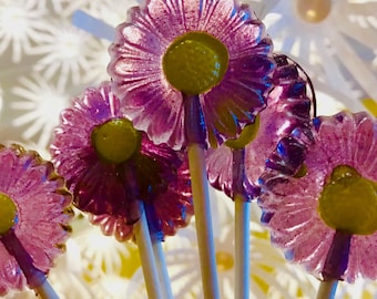 Daisy Lollipops 12-piece set by I Want Candy!