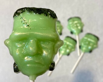 Frankenstein Lollipops 6-piece set by I Want Candy