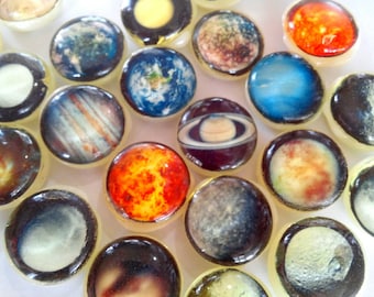 Solar System & Prominent Moon Bites by I Want Candy!