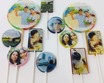 Customized Handmade Lollipops Gift Pack by I Want Candy!