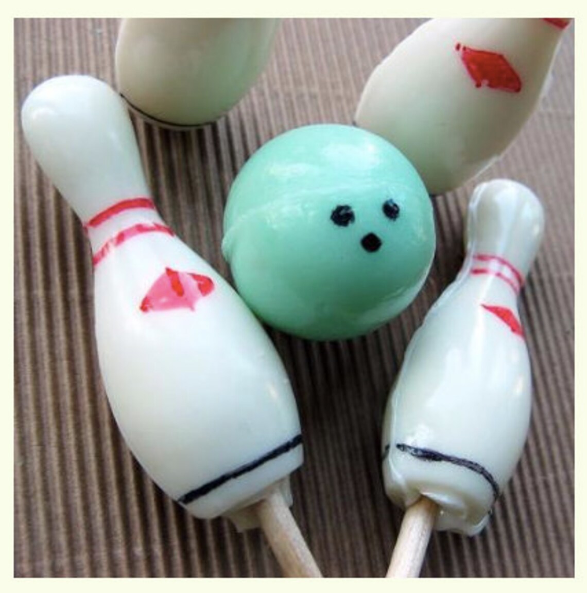 Bowling Party 50pc Lollipops by I Want Candy Etsy